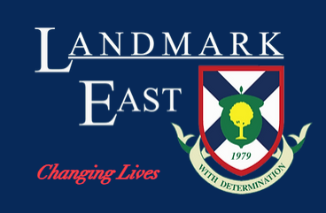 Landmark East logo.