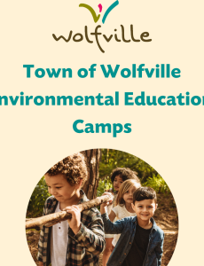 Image reads: "Town of Wolfville Environmental Education Camps"